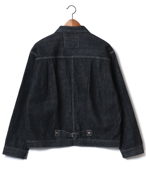 HOUSTON/ヒューストン Type1 Denim Jacket T-Back/オーバーサイズ デニムジャケット/Gジャン/レディース メンズ
