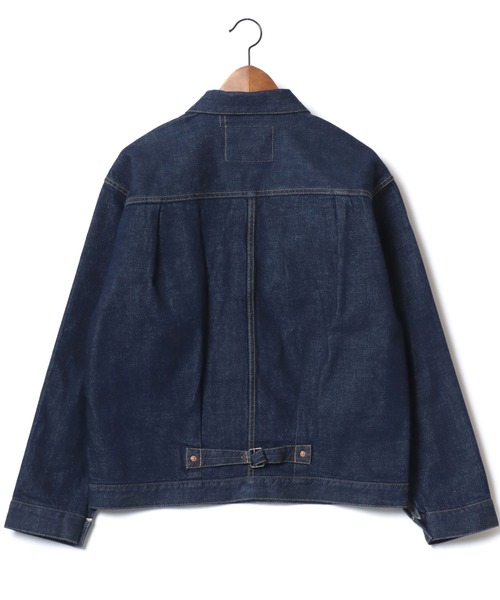 HOUSTON/ヒューストン Type1 Denim Jacket T-Back/オーバーサイズ デニムジャケット/Gジャン/レディース メンズ