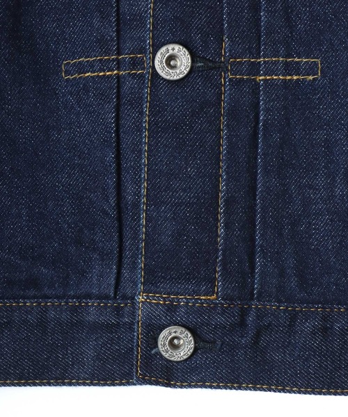 HOUSTON/ヒューストン Type1 Denim Jacket T-Back/オーバーサイズ デニムジャケット/Gジャン/レディース メンズ
