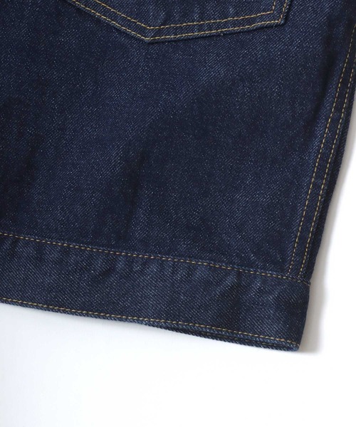 HOUSTON/ヒューストン Type1 Denim Jacket T-Back/オーバーサイズ デニムジャケット/Gジャン/レディース メンズ