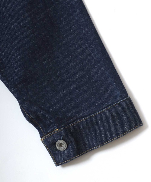 HOUSTON/ヒューストン Type1 Denim Jacket T-Back/オーバーサイズ デニムジャケット/Gジャン/レディース メンズ
