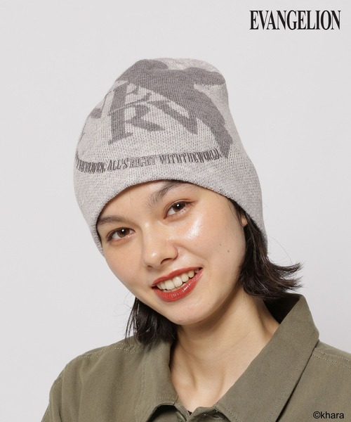 niko and...（ニコアンド）の「【EVANGELION(エヴァンゲリオン)】コラボ柄シングルビーニー（ニットキャップ/ビーニー・メンズ・イエロー/ネイビー/ブラック/グレー・FREE）」の7枚目の写真