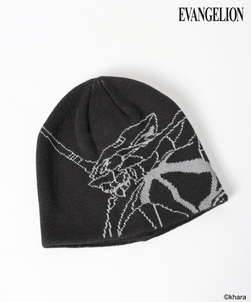 niko and...（ニコアンド）の「【EVANGELION(エヴァンゲリオン)】コラボ柄シングルビーニー（ニットキャップ/ビーニー・メンズ・イエロー/ネイビー/ブラック/グレー・FREE）」の18枚目の写真