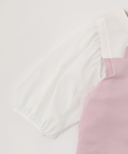 袖切り替えキャットワンピース（ワンピース）｜kate spade new