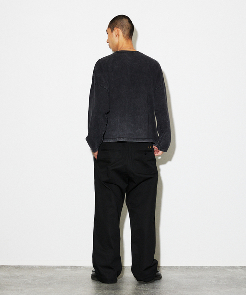 JOURNAL STANDARD（ジャーナルスタンダード）の「ルーズフィット クロップド ロンT / 短丈（Tシャツ/カットソー・メンズ・ホワイト/ブラウン/ブラック系その他・MEDIUM/LARGE）」の13枚目の写真