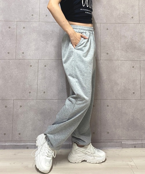 NANEA（ナネア）の「ワイドスウェットパンツ（スウェットパンツ・レディース・ブラック/グレー・SMALL/MEDIUM/LARGE）」の20枚目の写真