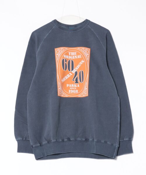 SIERRA DESIGNS(シェラデザイン)の「【コラボ×限定生産】Good On x SD 60/40 1st LOGO CREW SWEAT(スウェット・メンズ・ホワイト/グレー/ネイビー/グリーン/ブラック・MEDIUM/LARGE/SMALL/X-LARGE)」の5枚目の写真