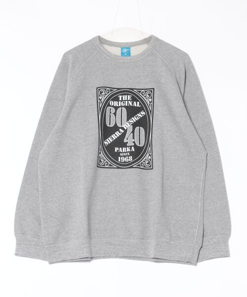 SIERRA DESIGNS(シェラデザイン)の「【コラボ×限定生産】Good On x SD 60/40 1st LOGO CREW SWEAT(スウェット・メンズ・ホワイト/グレー/ネイビー/グリーン/ブラック・MEDIUM/LARGE/SMALL/X-LARGE)」の3枚目の写真