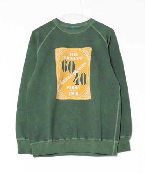 SIERRA DESIGNS(シェラデザイン)の「【コラボ×限定生産】Good On x SD 60/40 1st LOGO CREW SWEAT(スウェット・メンズ・ホワイト/グレー/ネイビー/グリーン/ブラック・MEDIUM/LARGE/SMALL/X-LARGE)」の4枚目の写真