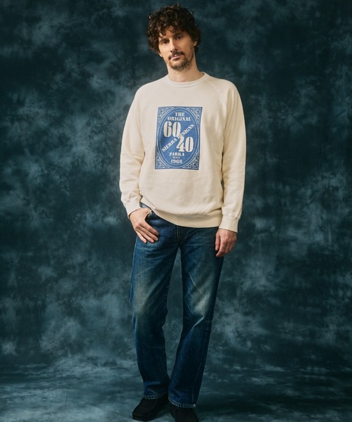 SIERRA DESIGNS(シェラデザイン)の「【コラボ×限定生産】Good On x SD 60/40 1st LOGO CREW SWEAT(スウェット・メンズ・ホワイト/グレー/ネイビー/グリーン/ブラック・MEDIUM/LARGE/SMALL/X-LARGE)」の8枚目の写真
