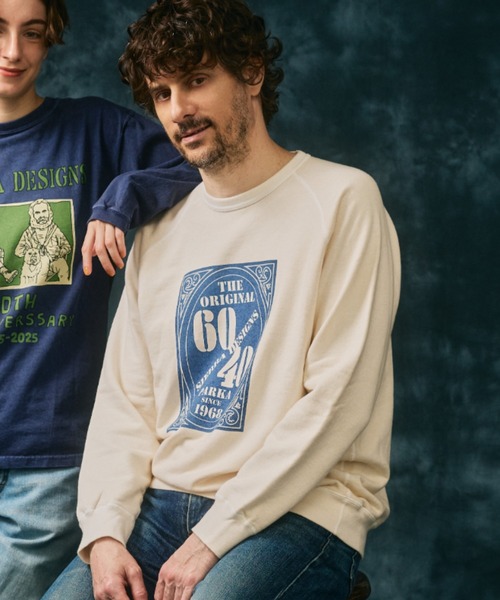 SIERRA DESIGNS(シェラデザイン)の「【コラボ×限定生産】Good On x SD 60/40 1st LOGO CREW SWEAT(スウェット・メンズ・ホワイト/グレー/ネイビー/グリーン/ブラック・MEDIUM/LARGE/SMALL/X-LARGE)」の9枚目の写真