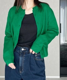 カーディガン/ボレロ（グリーン・カーキ/緑色系）ファッション