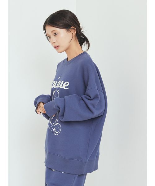 UNISEX】裏毛ワンポイントプルオーバー（ルームウェア/パジャマ