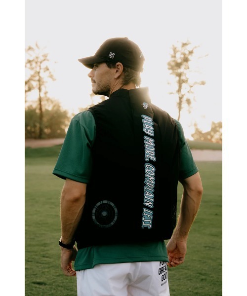 DEVEREUX GOLF(デヴァローゴルフ)の「FANペルチェVEST(ベスト・メンズ・ブラック・MEDIUM/LARGE)」の3枚目の写真