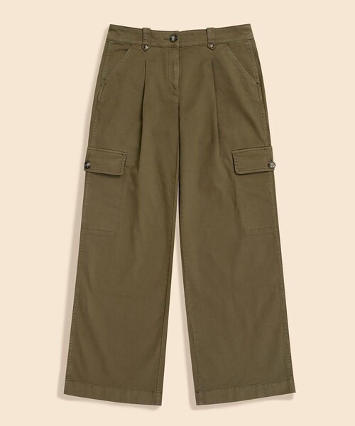 BROOKS BROTHERS(ブルックスブラザーズ)の「ストレッチコットンツイル カーゴパンツ(カーゴパンツ・レディース・オリーブ・8/6/4/2/0)」の4枚目の写真