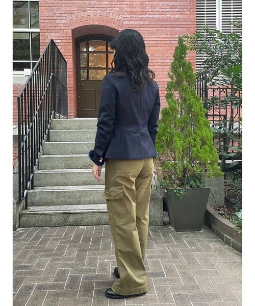 BROOKS BROTHERS(ブルックスブラザーズ)の「ストレッチコットンツイル カーゴパンツ(カーゴパンツ・レディース・オリーブ・8/6/4/2/0)」の7枚目の写真