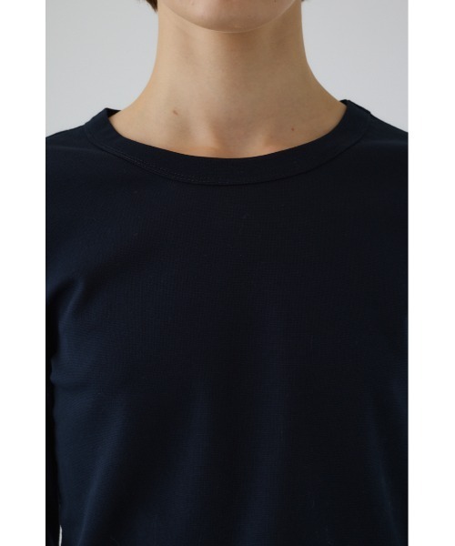 RIM.ARK(リムアーク)の「High gauge cotton long T/SH ハイゲージコットンロングティーシャツ(Tシャツ/カットソー・レディース・ライトブルー/ライトイエロー/ネイビー・FREE)」の10枚目の写真