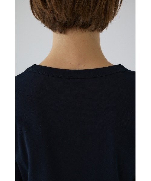 RIM.ARK(リムアーク)の「High gauge cotton long T/SH ハイゲージコットンロングティーシャツ(Tシャツ/カットソー・レディース・ライトブルー/ライトイエロー/ネイビー・FREE)」の11枚目の写真