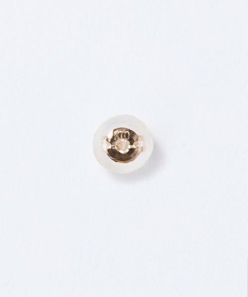 JUPITER(ジュピター)の「【片耳】【K10】天然石スタッドピアス<動画あり>(ピアス(片耳用)・レディース・ブルー/ターコイズブルー/ネイビー/パープル/ブラック/ホワイト/グリーン/ライトブルー・FREE)」の18枚目の写真