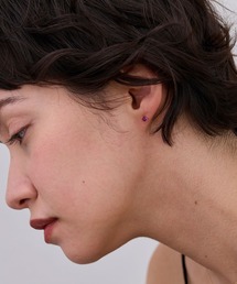 JUPITER（ジュピター）の「【片耳】【K10】天然石スタッドピアス<動画あり>　ユニセックス（ピアス（片耳用））」