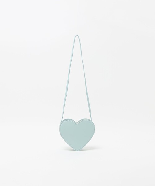 green label relaxing（グリーンレーベルリラクシング）の「ハート ポシェット（ショルダーバッグ・キッズ・ライトブルー/ブラック/ナチュラル・FREE）」の3枚目の写真