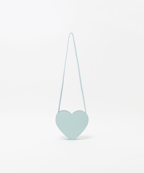 green label relaxing（グリーンレーベルリラクシング）の「ハート ポシェット（ショルダーバッグ・キッズ・ライトブルー/ブラック/ナチュラル・FREE）」の6枚目の写真
