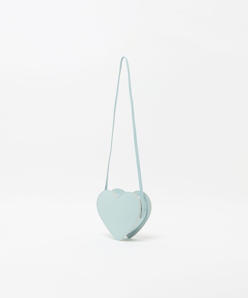 green label relaxing（グリーンレーベルリラクシング）の「ハート ポシェット（ショルダーバッグ・キッズ・ライトブルー/ブラック/ナチュラル・FREE）」の7枚目の写真