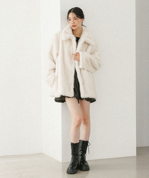 MIXファーミドルジャケット 604695（その他アウター）｜Heather