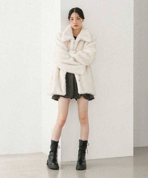 セール】MIXファーミドルジャケット 604695（その他アウター