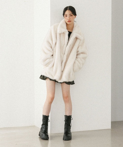 MIXファーミドルジャケット 604695（その他アウター）｜Heather