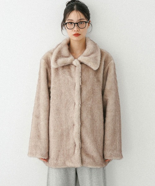 セール】MIXファーミドルジャケット 604695（その他アウター