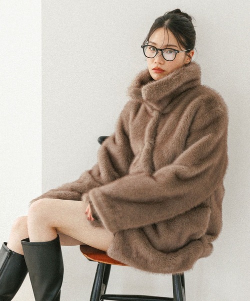 セール】MIXファーミドルジャケット 604695（その他アウター