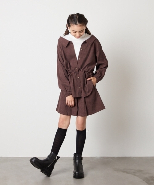 a.v.v（アーヴェヴェ）の「[19-24cm]【滑りにくいタンクソール】サイドゴアブーツ（ブーツ・キッズ・ブラック・19/21/20/22/24/23）」の5枚目の写真