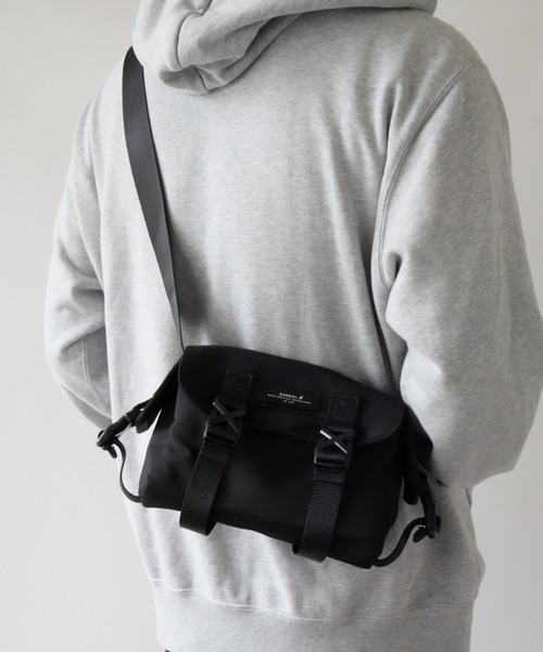 dictionary(ディクショナリー)の「【 KANGOL Black series / カンゴール 】 3pocket Shoulder BAG(ショルダーバッグ・メンズ・ブラック・FREE)」の1枚目の写真