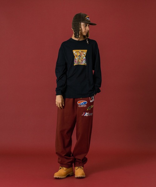 XLARGE(エクストララージ)の「SNACK L/S TEE(Tシャツ/カットソー・メンズ・ホワイト/ブラウン/ブラック・S/M/L/XL)」の10枚目の写真