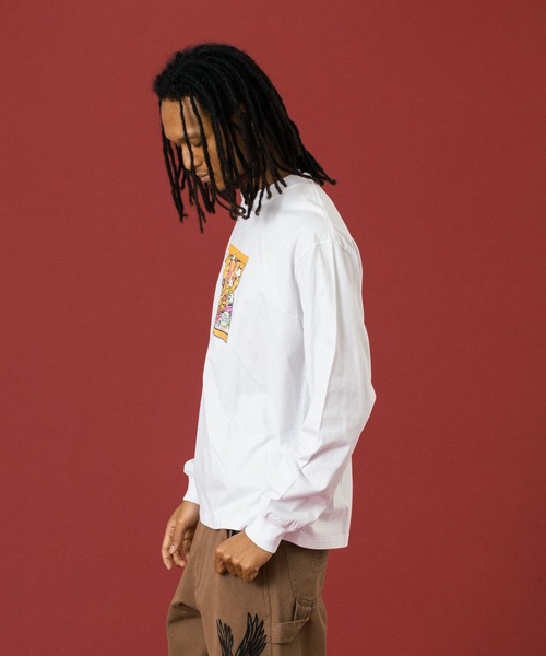 XLARGE(エクストララージ)の「SNACK L/S TEE(Tシャツ/カットソー・メンズ・ホワイト/ブラウン/ブラック・S/M/L/XL)」の7枚目の写真