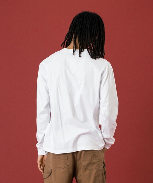 XLARGE(エクストララージ)の「SNACK L/S TEE(Tシャツ/カットソー・メンズ・ホワイト/ブラウン/ブラック・S/M/L/XL)」の8枚目の写真