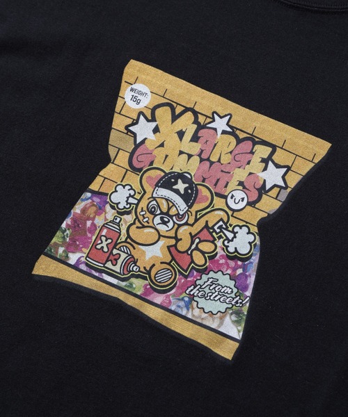 XLARGE(エクストララージ)の「SNACK L/S TEE(Tシャツ/カットソー・メンズ・ホワイト/ブラウン/ブラック・S/M/L/XL)」の13枚目の写真
