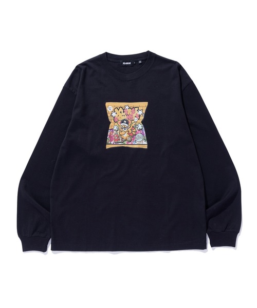 XLARGE(エクストララージ)の「SNACK L/S TEE(Tシャツ/カットソー・メンズ・ホワイト/ブラウン/ブラック・S/M/L/XL)」の11枚目の写真