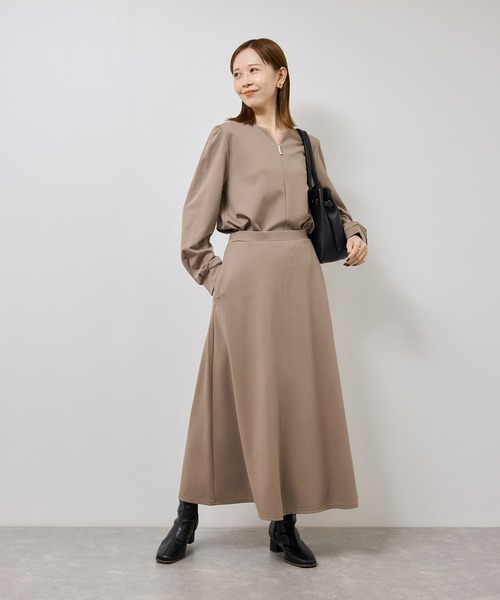 ROPE' PICNIC（ロペピクニック）の「パール付きポンチプルオーバー/セットアップ対応（Tシャツ/カットソー・レディース・ブラウン/オフホワイト/ブラック・S/M）」の21枚目の写真