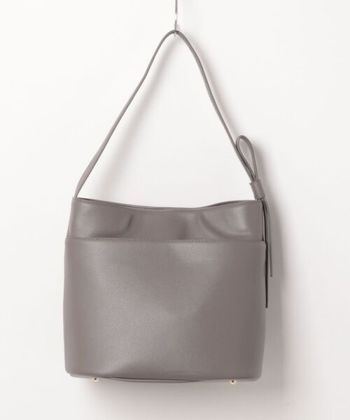 JILL STUART（ジルスチュアート）の「JILL STUART(ジル スチュアート)　クレッセント　ワンショルダー（トートバッグ・レディース・グレー/ブラック/アイボリー・FREE）」の4枚目の写真