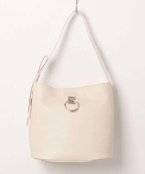 JILL STUART（ジルスチュアート）の「JILL STUART(ジル スチュアート)　クレッセント　ワンショルダー（トートバッグ・レディース・グレー/ブラック/アイボリー・FREE）」の10枚目の写真
