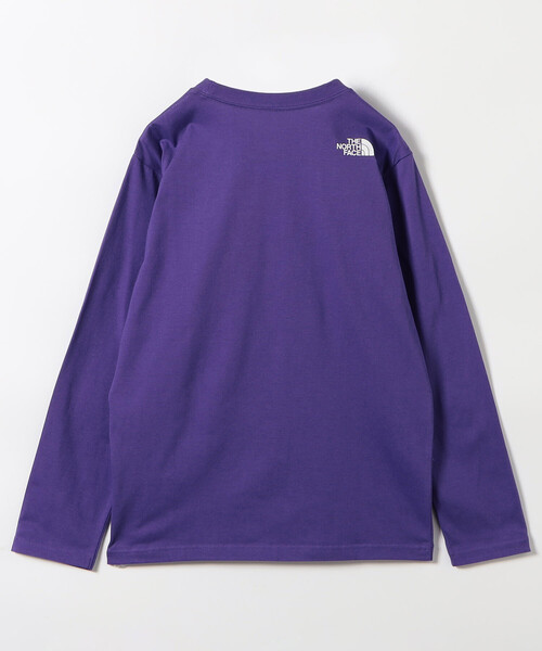 FREAK'S STORE(フリークスストア)の「限定展開 THE NORTH FACE/ザ・ノース・フェイス ロングスリーブスモールスクエアロゴティー(キッズ)/ NTJ32357(Tシャツ/カットソー・キッズ・パープル/チャコールグレー/ブラウン系その他・130/140/160/150)」の4枚目の写真