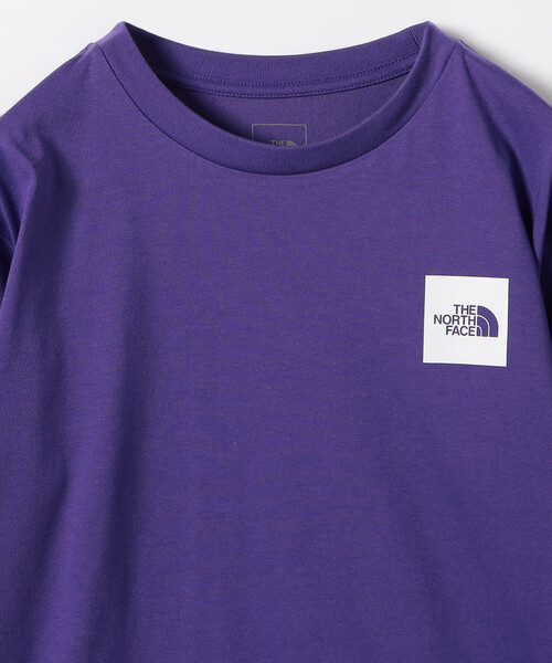 FREAK'S STORE(フリークスストア)の「限定展開 THE NORTH FACE/ザ・ノース・フェイス ロングスリーブスモールスクエアロゴティー(キッズ)/ NTJ32357(Tシャツ/カットソー・キッズ・パープル/チャコールグレー/ブラウン系その他・130/140/160/150)」の8枚目の写真
