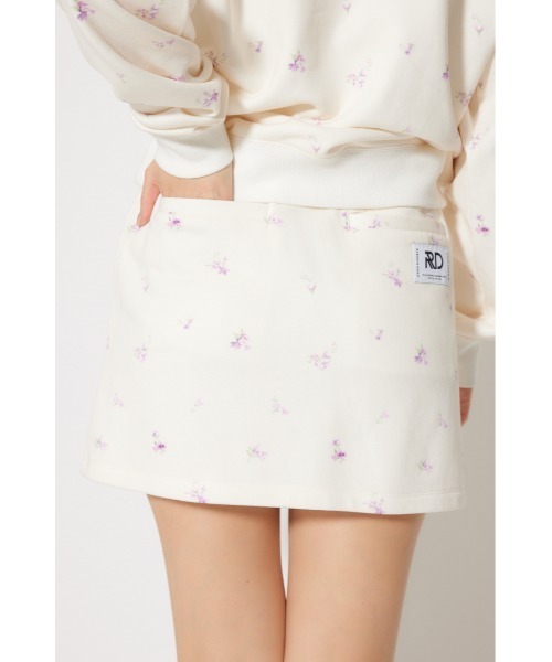 RIENDA GOLF(リエンダゴルフ)の「【RIENDA GOLF】フラワースウエットタイトスカート 秋服 冬服(スカート・レディース・ホワイト/グレー・SMALL/MEDIUM)」の6枚目の写真