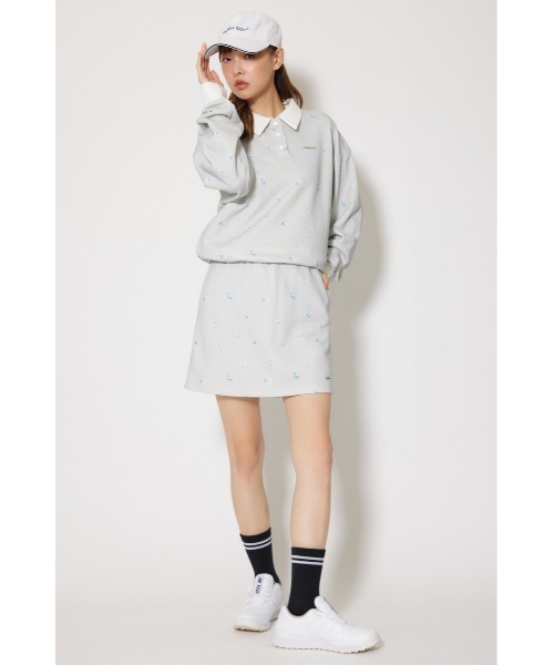 RIENDA GOLF(リエンダゴルフ)の「【RIENDA GOLF】フラワースウエットタイトスカート 秋服 冬服(スカート・レディース・ホワイト/グレー・SMALL/MEDIUM)」の16枚目の写真