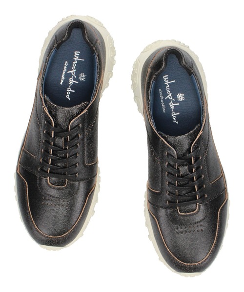 whoop-de-doo(フープディドゥ)の「デュアリティスニーカー whoop-de-doo/フープディドゥ(スニーカー・メンズ・ブラック×ブラック/ブラック系その他/ホワイト系その他・40/41/42/43/44)」の22枚目の写真