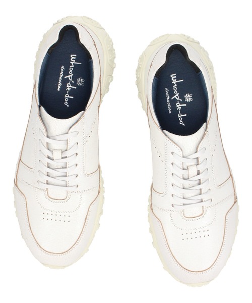 whoop-de-doo(フープディドゥ)の「デュアリティスニーカー whoop-de-doo/フープディドゥ(スニーカー・メンズ・ブラック×ブラック/ブラック系その他/ホワイト系その他・40/41/42/43/44)」の8枚目の写真