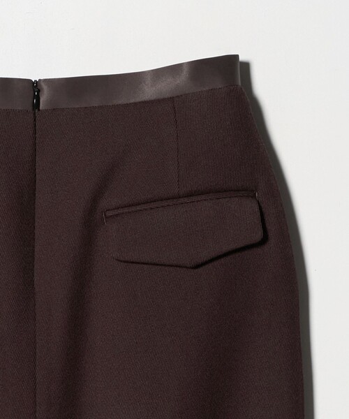 CINOH（チノ）の「＜CINOH＞ツイル ジップ マキシ スカート（スカート・レディース・ブラック/ブラウン系・36/38）」の6枚目の写真