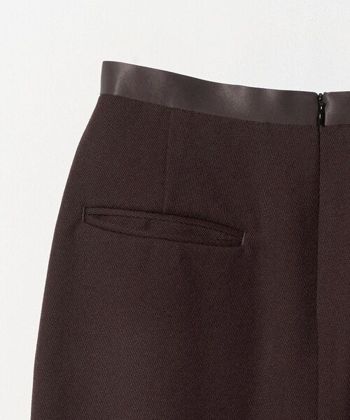 CINOH（チノ）の「＜CINOH＞ツイル ジップ マキシ スカート（スカート・レディース・ブラック/ブラウン系・36/38）」の7枚目の写真